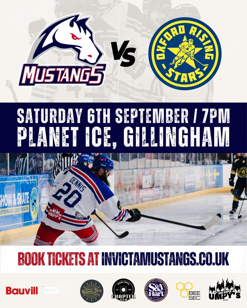 InvMustangs's tweet photo. 🔥 The countdown is ON! Who’s ready for the 2025/2026 season?! We sure are — and we’re just 16 days away from our first home game!

🎟️ Don’t miss out — grab your tickets now, or go all in with a season ticket for access to EVERY game this season.
Let’s pack the stands 💪🏆 https://t.co/3DHPm4ZggR