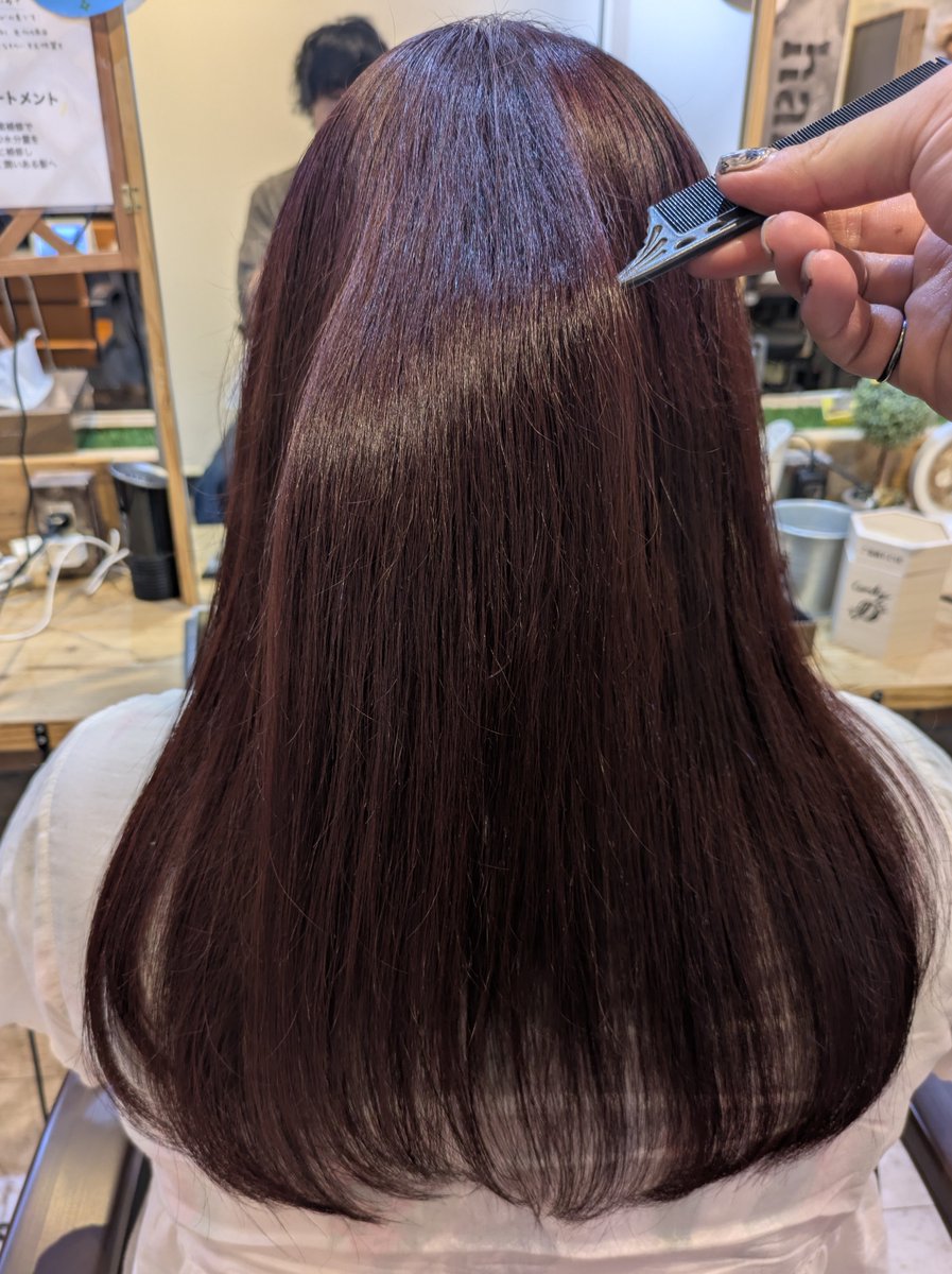 サラサラツヤツヤにしてもろた🥰