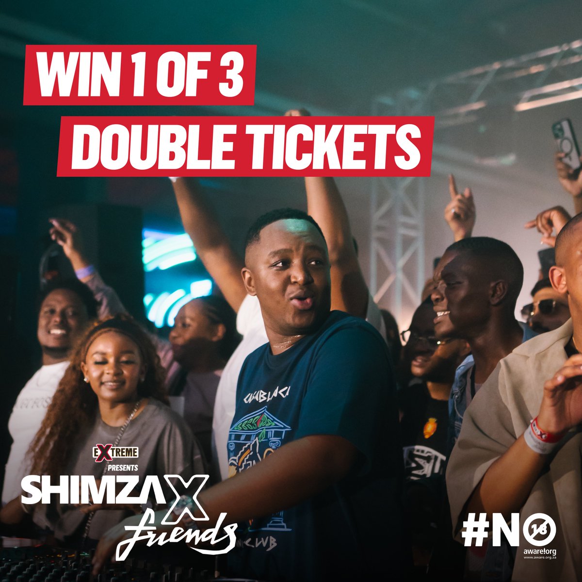 Move like you’re already there. Drop the best dance GIF you know in the comments to show us how you’ll be rocking at #ShimzaXFriends and you could stand a chance to win 1 of 3 double tickets to the event!

#ExtremeMoveMzansi #WhatsYourMoveMzansi  #MoveResponsibly