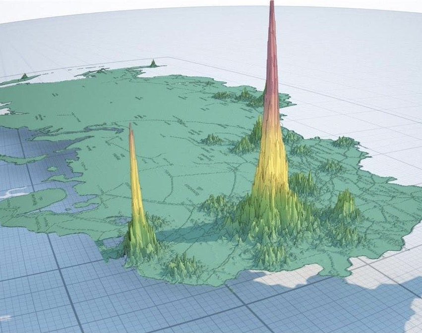 Russia, don’t talk about Nukes when your population density looks like this.