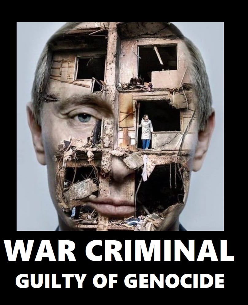 WeberFrancois1's tweet image. F.Weber 
Poutine le criminel 

« Derrière chaque missile, un enfant perd son sourire. Derrière chaque sirène, une mère serre son bébé en espérant survivre. La guerre de Poutine, ce sont des millions de destins brisés. »
#stoppoutine