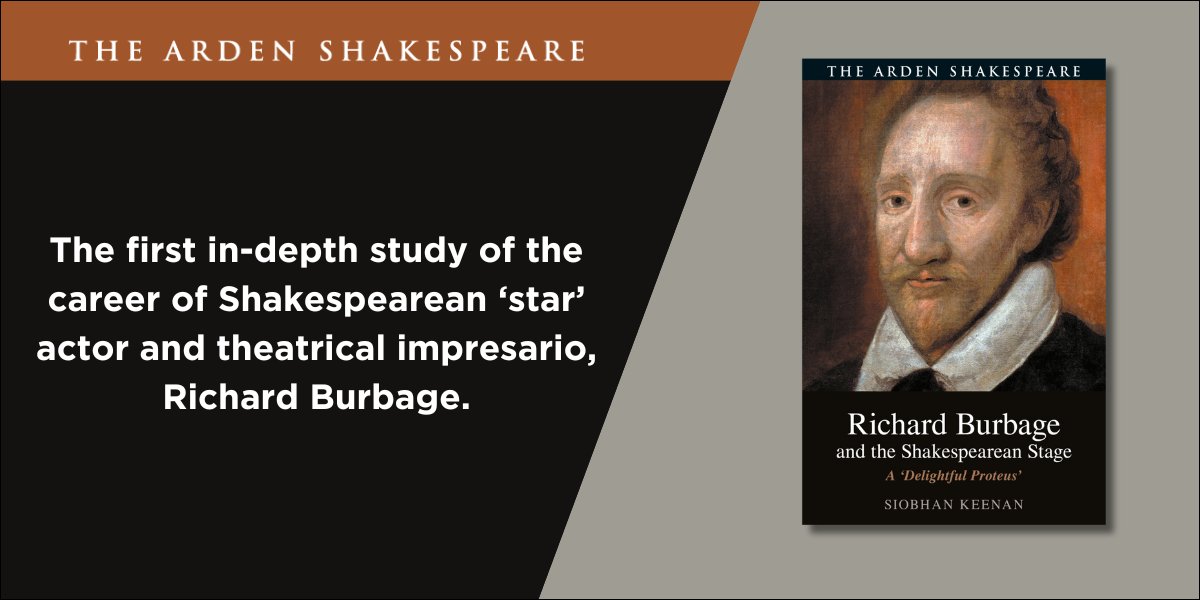 *Out now*

<a href="/SiobhanKeenan5/">Siobhan Keenan</a>'s 'Richard Burbage and the Shakespearean Stage' is the first in-depth study of the ‘star’ actor and theatrical impresario's career &amp; his contribution to the development of professional theatre in Shakespearean London. 

bit.ly/3H0viFr