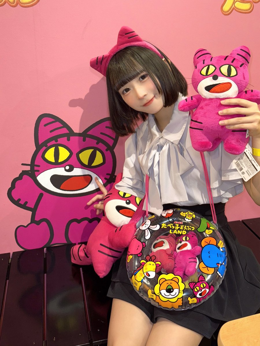 #たべっ子どうぶつLAND に行ってきました💫⟡.·

最愛のねこさんに今年も会えたよ🐱🩷 #ギンビス