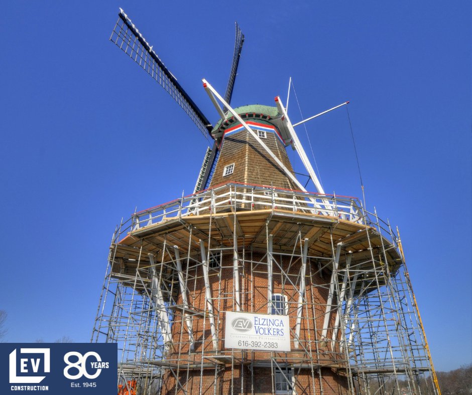 In 2010, we were honored to once again help care for Holland’s iconic De Zwaan Windmill 🌷⚙️. Our team replaced the pine planking on the observation deck—ensuring visitors could continue to safely enjoy the breathtaking views from this historic landmark.
