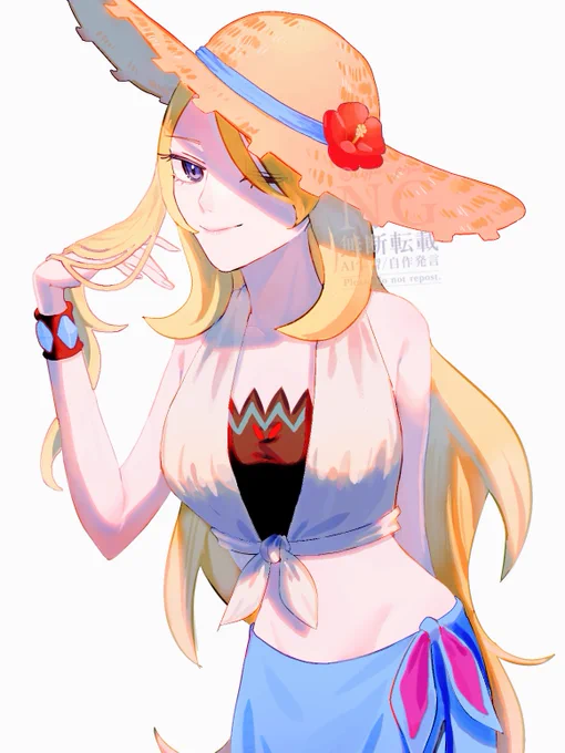 ポケマスバカンスのシロナさん