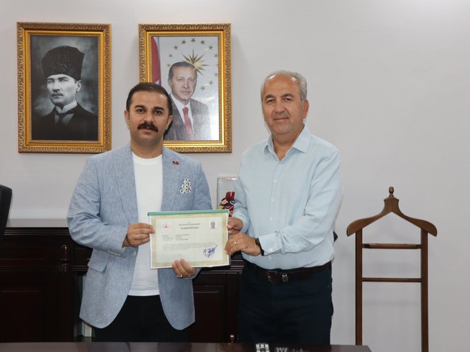 Koçarlı Kaymakamı Ramazan Taşkin’dan Başarı Belgesi