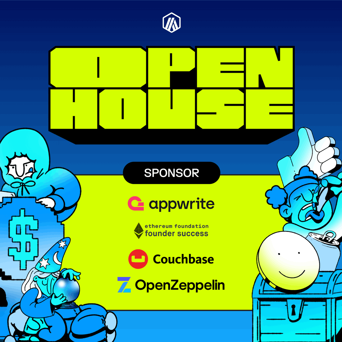 Arbitrum Open House 스폰서 배너