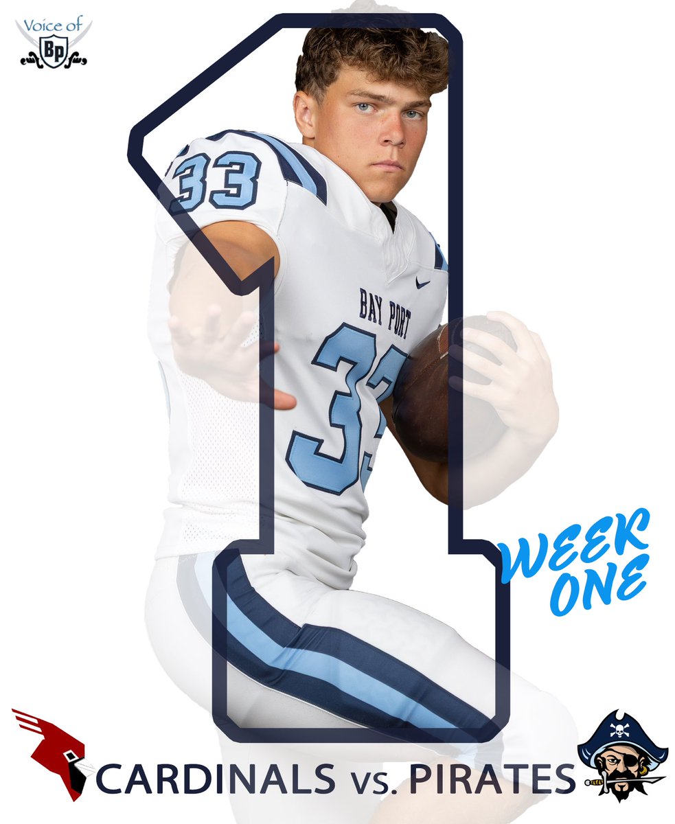 Bay Port Radio (@voiceofbp) on Twitter photo 𝐅𝐎𝐎𝐓𝐁𝐀𝐋𝐋. 𝐈𝐒. 𝐁𝐀𝐂𝐊. 🏈
🐔 <a href="/MHS_Cardinals/">Middleton High School Athletics</a>
⚓️ <a href="/BayPortFootbal1/">Bay Port Football</a>
1️⃣ <a href="/wiaawi/">WIAA</a> Week 1
🏟️ <a href="/BayPortHS/">Bay Port High School</a> Pirate Stadium
🕖 7pm Kick Off • 6:30 Pregame
🎙️ Chris & Mike
📸 AD Images
🖥️ youtube.com/@voiceofbp?fea…
#wisfb 𝐅𝐎𝐎𝐓𝐁𝐀𝐋𝐋. 𝐈𝐒. 𝐁𝐀𝐂𝐊. 🏈
🐔 <a href="/MHS_Cardinals/">Middleton High School Athletics</a>
⚓️ <a href="/BayPortFootbal1/">Bay Port Football</a>
1️⃣ <a href="/wiaawi/">WIAA</a> Week 1
🏟️ <a href="/BayPortHS/">Bay Port High School</a> Pirate Stadium
🕖 7pm Kick Off • 6:30 Pregame
🎙️ Chris & Mike
📸 AD Images
🖥️ youtube.com/@voiceofbp?fea…
#wisfb