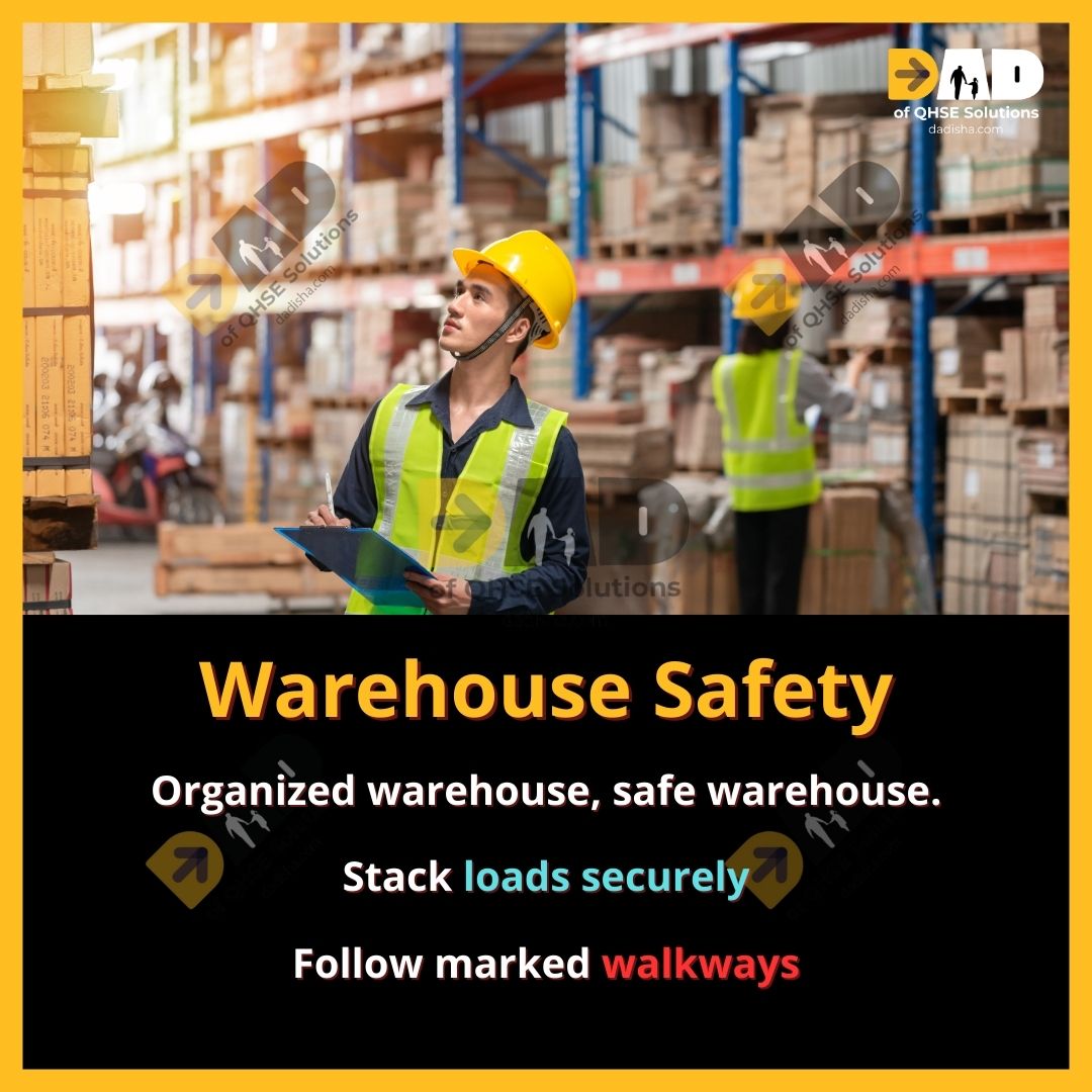 ✅ Organized warehouse = safe warehouse! 📦👷‍♂️
Staff secure loads &amp; follow marked walkways to prevent accidents.
#WarehouseSafety #WorkplaceSafety #OSH #SafetyFirst