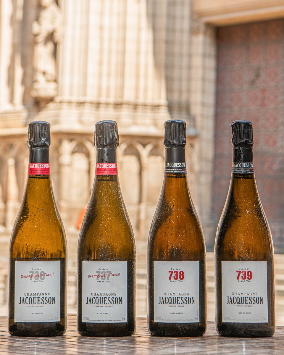 New late disgorgements of Champagne Jacquesson, exclusively on our wine list.