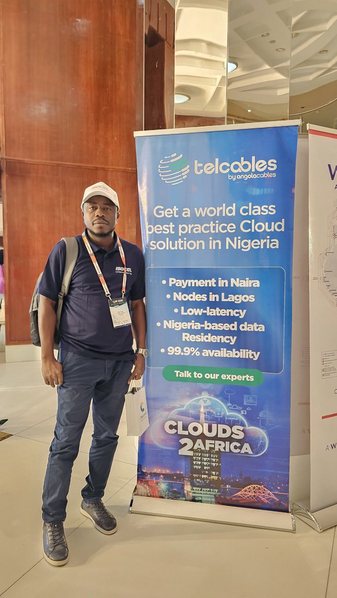 isoceltelecom's tweet photo. đ ISOCEL participe Ă lâ#AfPIF2025 (19-21 aoĂ»t, Lagos).
Au programme : cĂąbles sous-marins, cloud, peering, data centers et qualitĂ© dâexpĂ©rience.
Notre Responsable NOC, Nabil Chouty, y représente ISOCEL.
#InternetPourTous #FibreISOCEL
#InternetPro #PeeringAfrica https://t.co/TiV6dheWDD