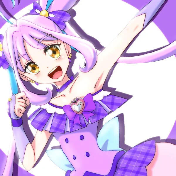 なんとなく描きました、キュアキュンキュンさんです。 関係ない話ですが、一番描きたいもの見せたいものを画の中心に据えるのは基本と聞いたことがあります、関係ない話ですが(゜∀。)