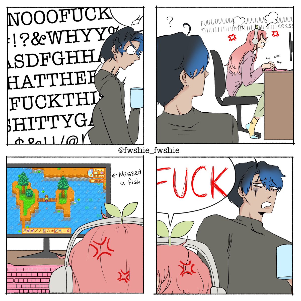 fwshie🐟 (@fwshie_fwshie) on Twitter photo Thought i’d also use my own template so here’s my sona (raging at stardew) and <a href="/_kvsagi/">KUSA🧊COMMS CLOSED</a> ‘s sona Thought i’d also use my own template so here’s my sona (raging at stardew) and <a href="/_kvsagi/">KUSA🧊COMMS CLOSED</a> ‘s sona