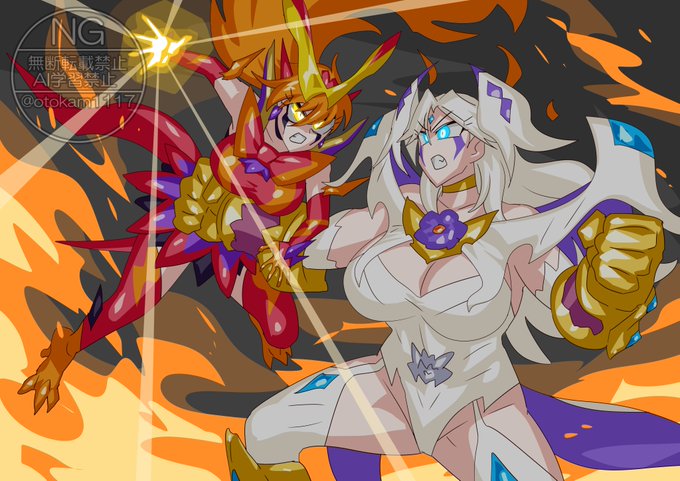 不屈の闘志 #キュアライダー #ライダー少女 