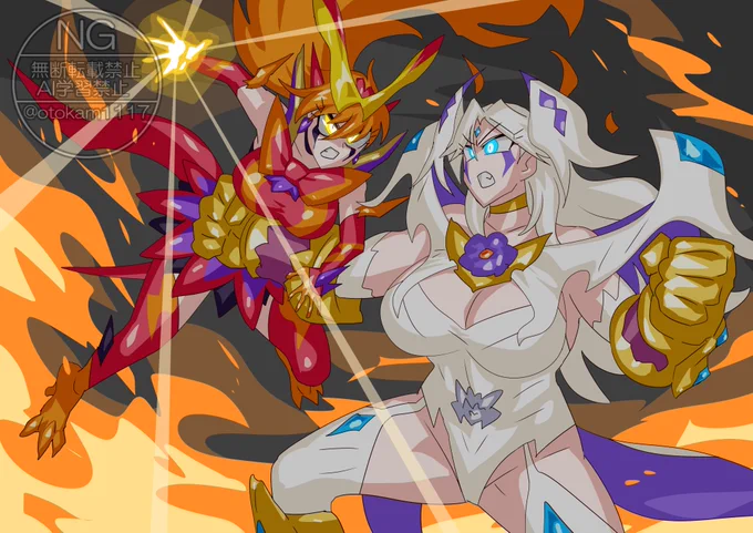 不屈の闘志 #キュアライダー #ライダー少女