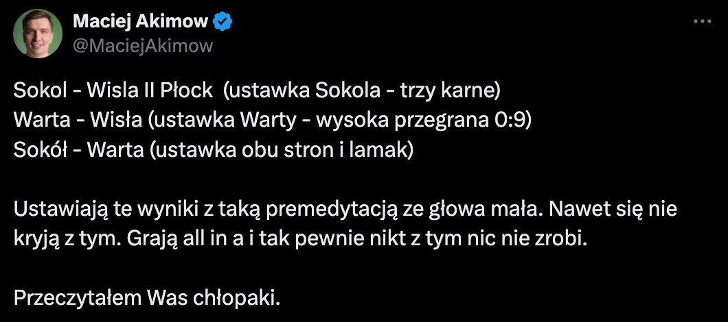 Maciej Akimow tweet media