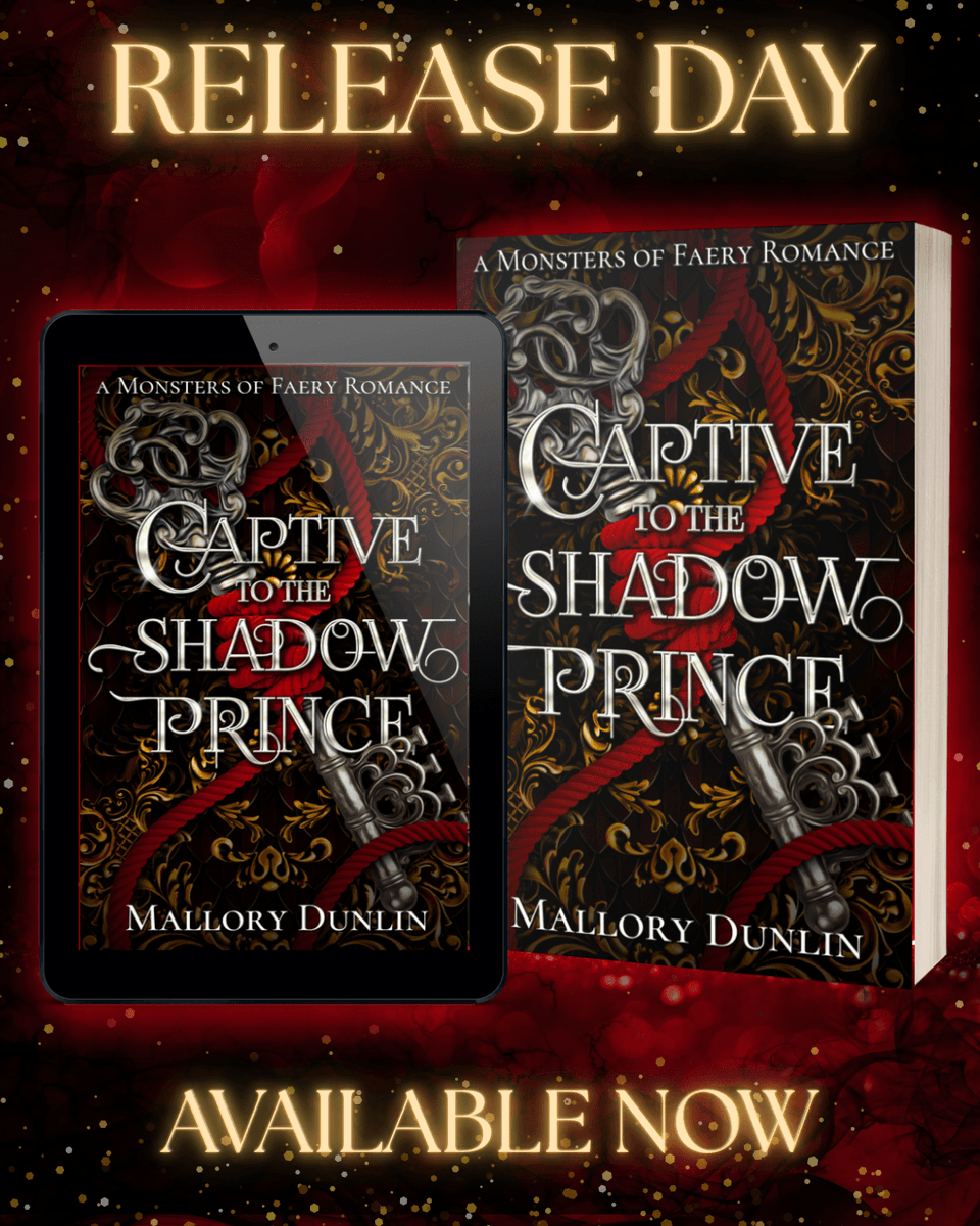 🖤  𝚁𝙴𝙻𝙴𝙰𝚂𝙴 𝙳𝙰𝚈 🖤 

𝘾𝙖𝙥𝙩𝙞𝙫𝙚 𝙩𝙤 𝙩𝙝𝙚 𝙎𝙝𝙖𝙙𝙤𝙬 𝙋𝙧𝙞𝙣𝙘𝙚 is now available on Amazon &amp; Kindle Unlimited! 

#bookrelease #fantasyromance #faeromance #bookishlove #romancereaders #fantasybooks #kindleunlimited #kindleunlimitedromance #romancereads