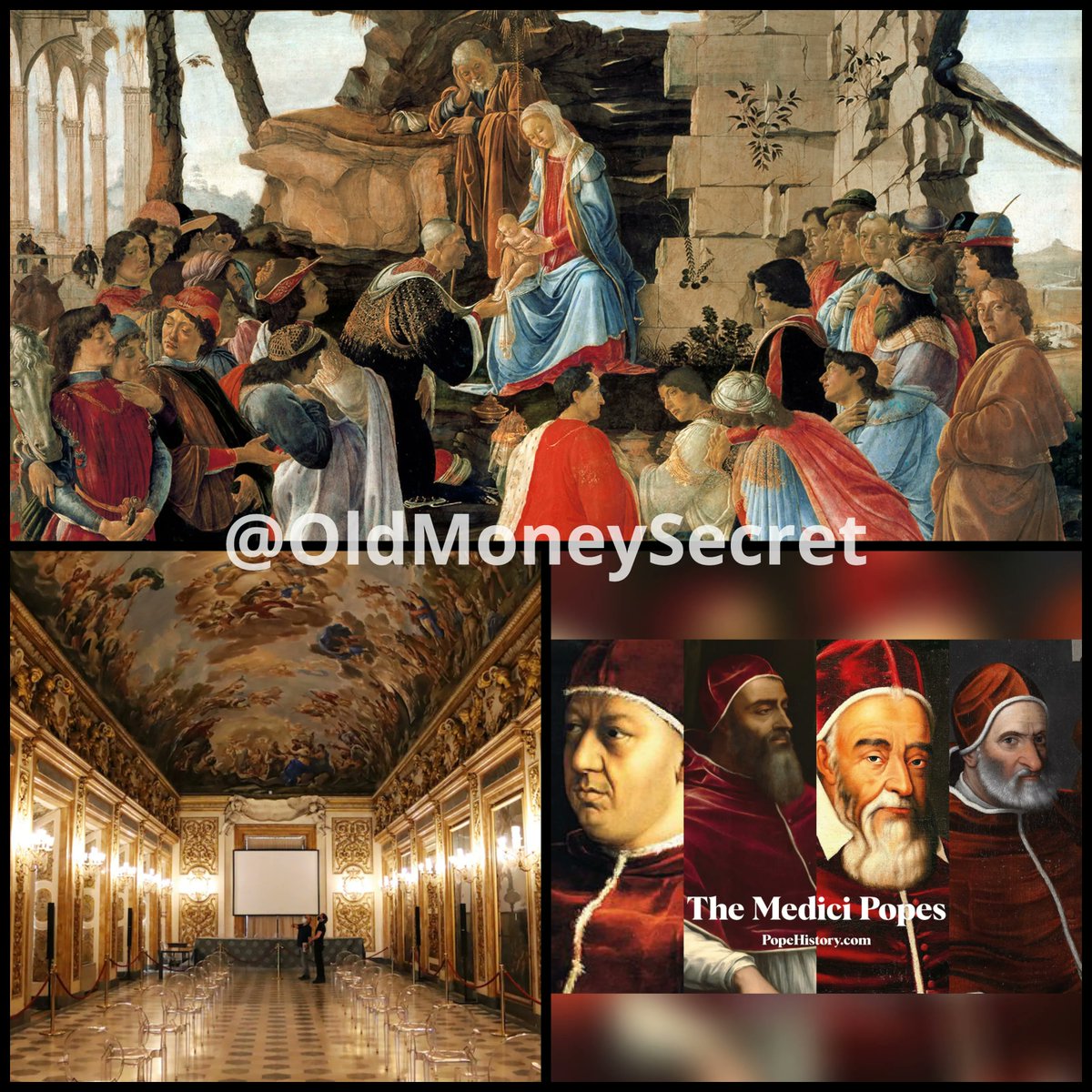 The Medici family rose from being merchants to becoming the richest bankers.

They ruled over the kings of Florence, made Popes dance on their strings, and filled Europe with both beauty and blood.

Here’s how they shaped history for 300 years controlling money, art, and God:🧵