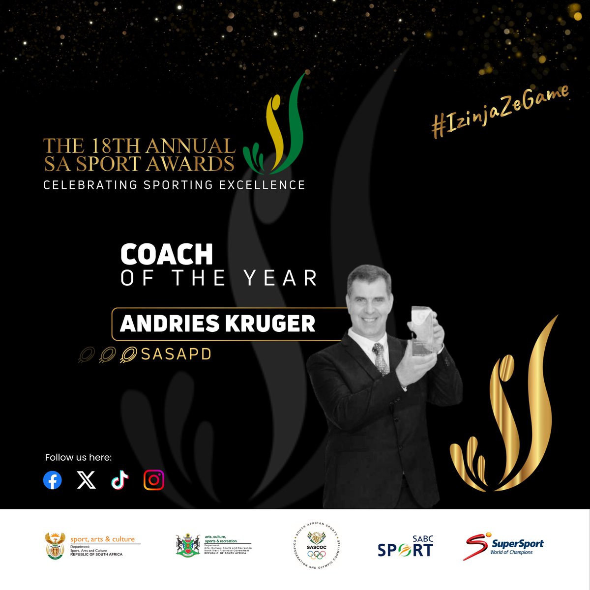 GovernmentZA's tweet image. 🏆 Game. Set. Match!

Meet the Coach of the Year nominees for the 18th South African Sport Awards. 💪 These women are redefining excellence in sport! 🏅

#SASA18TheEdition #IzinjaZeGame #CelebratingSportingExcellence #GovZAUpdates