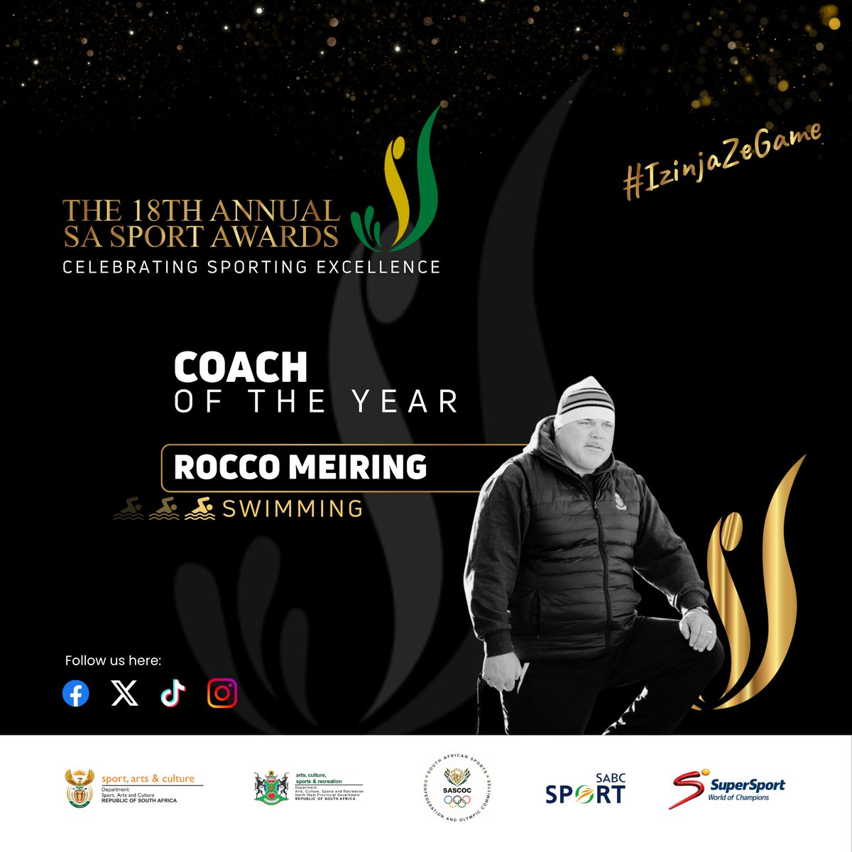 GovernmentZA's tweet image. 🏆 Game. Set. Match!

Meet the Coach of the Year nominees for the 18th South African Sport Awards. 💪 These women are redefining excellence in sport! 🏅

#SASA18TheEdition #IzinjaZeGame #CelebratingSportingExcellence #GovZAUpdates