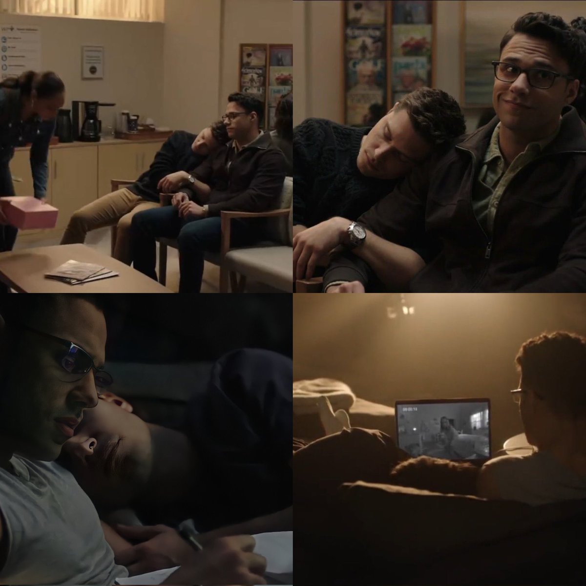 TK sleeping on Carlos 😭🥺.  TK clinging onto Carlos arm 🥺😭. Carlos is TK safe space 🥺🥰. Carlos not moving so TK can sleep 😭🥺 #Tarlos #911LoneStar