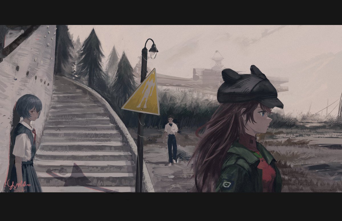 just rewatch eva with friend😌
#Evangelion