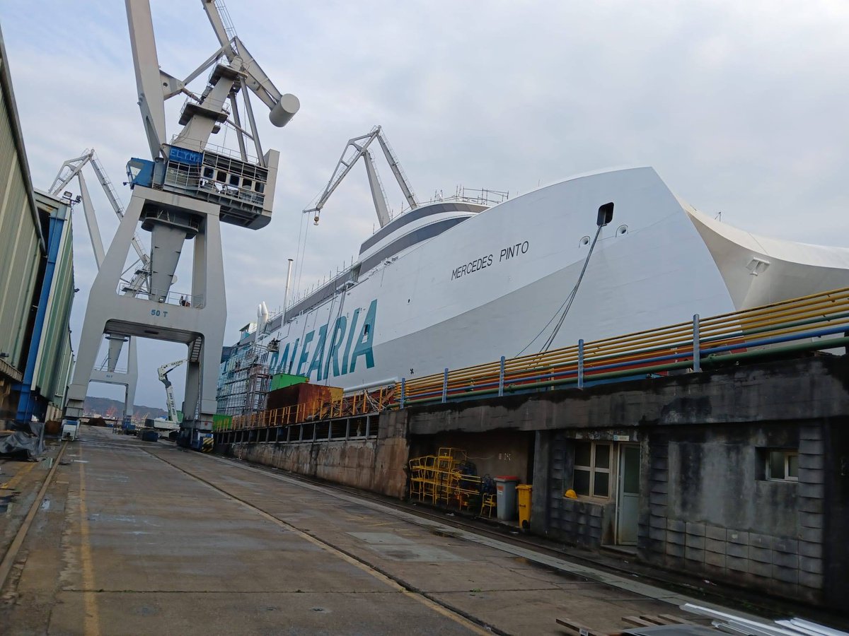 El 19 de Septiembre se llevará a cabo la botadura del «Mercedes Pinto» de Baleària en Armon Gijón
ferrybalear.com/el-19-de-septi… <a href="/Balearia/">Baleària</a>