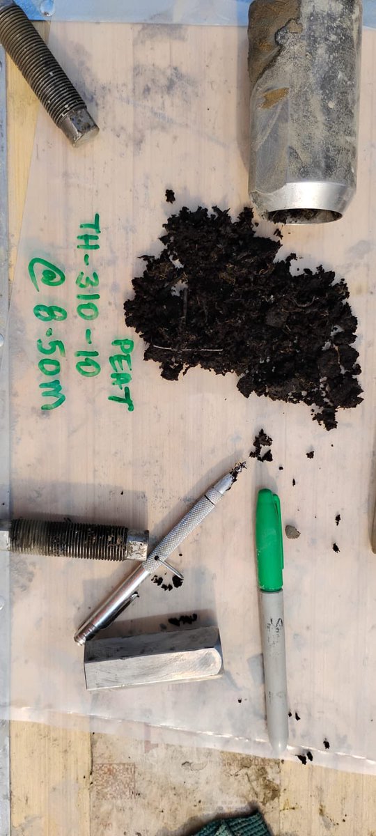 Ryan Mee (@1ryanmee) on Twitter photo #Teckhughes 8.5m of tailings in this <a href="/FulcrumMetals/">Fulcrum Metals PLC</a> drill hole until the peat at bedrock…gold will be in that hole all the way through including the peat - look forward to finding out how much! It’s already mined and ready for processing. 1km long orebody #GOLD #Teckhughes 8.5m of tailings in this <a href="/FulcrumMetals/">Fulcrum Metals PLC</a> drill hole until the peat at bedrock…gold will be in that hole all the way through including the peat - look forward to finding out how much! It’s already mined and ready for processing. 1km long orebody #GOLD