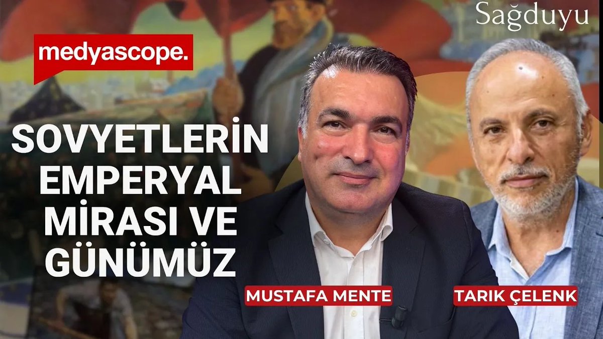 Medyascope (@medyascope) on Twitter photo 🟦 Sovyetlerin emperyal mirası ve günümüz
💬 Tarık Çelenk’in konuğu Mustafa Mente
📺 Sağduyu’nun yeni bölümü Medyascope’ta
🔗 youtu.be/h1EujIsCKN8
<a href="/faraszade/">A TARIK ÇELENK</a> | <a href="/mustafamente/">Mustafa Mente</a> 🟦 Sovyetlerin emperyal mirası ve günümüz
💬 Tarık Çelenk’in konuğu Mustafa Mente
📺 Sağduyu’nun yeni bölümü Medyascope’ta
🔗 youtu.be/h1EujIsCKN8
<a href="/faraszade/">A TARIK ÇELENK</a> | <a href="/mustafamente/">Mustafa Mente</a>