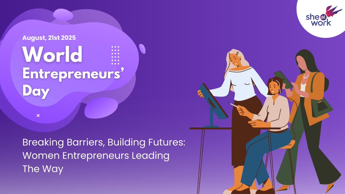 Aug 21 celebrates #entrepreneurs who dream, risk &amp; build futures. Women are breaking barriers, driving impact &amp; rewriting the narrative. Supporting them = investing in global progress.  How can we better empower #womenentrepreneurs worldwide?

Read more: shorturl.at/3tOXZ