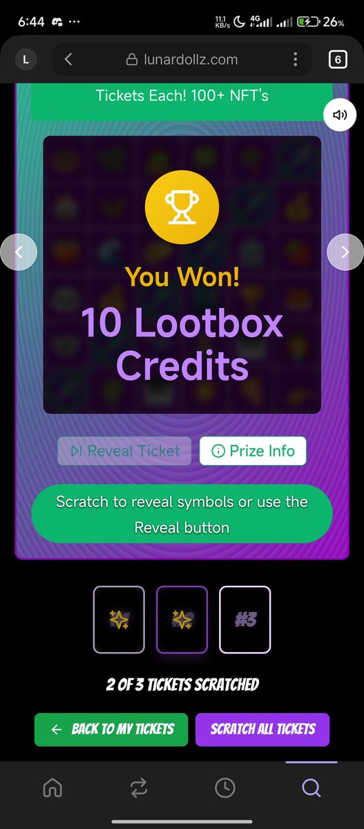 IdAvEn 🐐@Meteo_kindom Meshchain.AI (@comfort_30) on Twitter photo This is what I got <a href="/LunardollzNft/">✨The LunarVerse ☄️</a> scratchers for holding a ZMB3Y <a href="/mnk3ylabs/">MNK3YS</a> NFT hit different 🎰
2100 $LDZ + 10 Loot Credits 🔥
Using this medium to say big thanks to <a href="/Omerta_SOL/">Omerta, the Grand Mafia</a> for the MNK3Y #Giveaway This is what I got <a href="/LunardollzNft/">✨The LunarVerse ☄️</a> scratchers for holding a ZMB3Y <a href="/mnk3ylabs/">MNK3YS</a> NFT hit different 🎰
2100 $LDZ + 10 Loot Credits 🔥
Using this medium to say big thanks to <a href="/Omerta_SOL/">Omerta, the Grand Mafia</a> for the MNK3Y #Giveaway