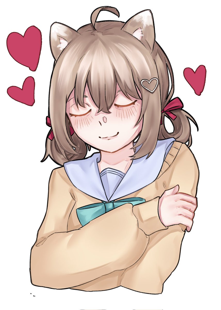 🐱♥️ #heartheartart