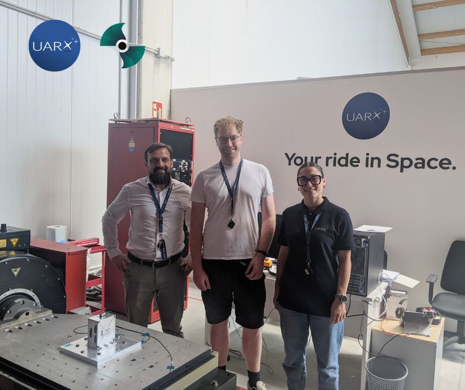 uarxspace's tweet image. 🚀SPHERICAL Vibration Test Successfully completed!
We are pleased to share that the vibration testing of the hardware from our client Spherical's was a complete success. ✅
#YouRideInSpace #Aerospace #Spherical #OSSIE #SpaceEngineering #VibrationTesting #SpaceTechnology