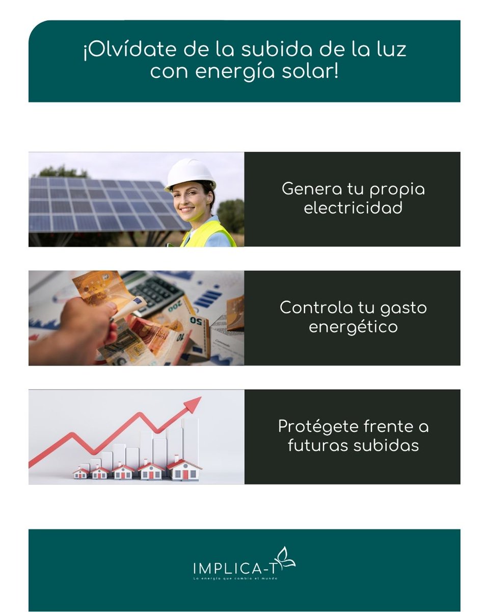 t_implica's tweet photo. ¿Y si dejas de preocuparte por cuánto subirá la luz este mes?📈 https://t.co/JfmSAdCjGq
