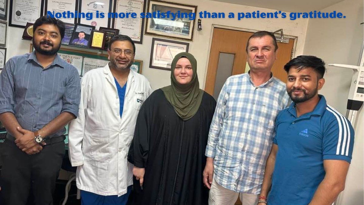 drvivekbindal's tweet image. Gratitude in Every Smile
@drvivekbindal - Nothing can be more satisfying than seeing our patients recover well and express their heartfelt thanks after surgery.
#PatientJourney #HealingWithCare #RoboticSurgery #drvivekbindal #GratitudeDaily