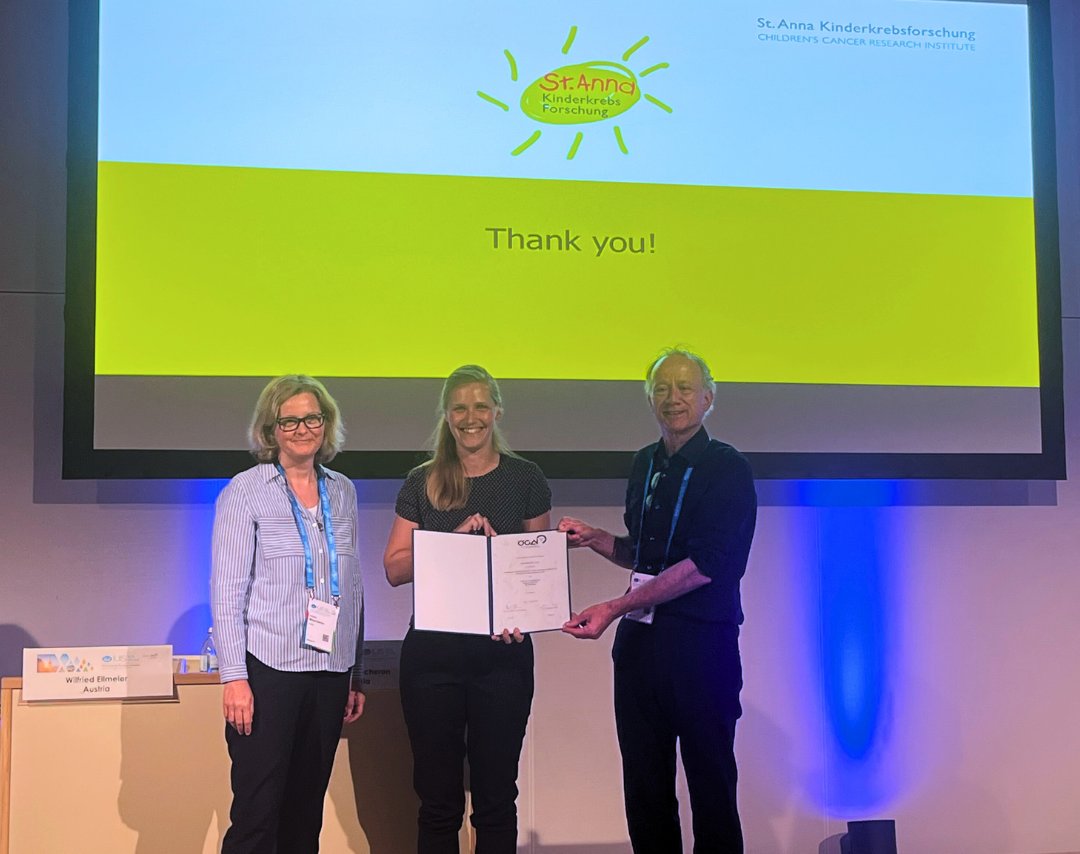 Jana Block received the ÖGAI – Fritz &amp; Ursula Melchers Dissertation Prize for her PhD Thesis conducted in the research group of <a href="/KaanBoztug/">Kaan Boztug</a> at St. Anna CCRI. Her work uncovered germline DOCK11 loss-of-function mutations as the cause of a novel immune dysregulation disorder.