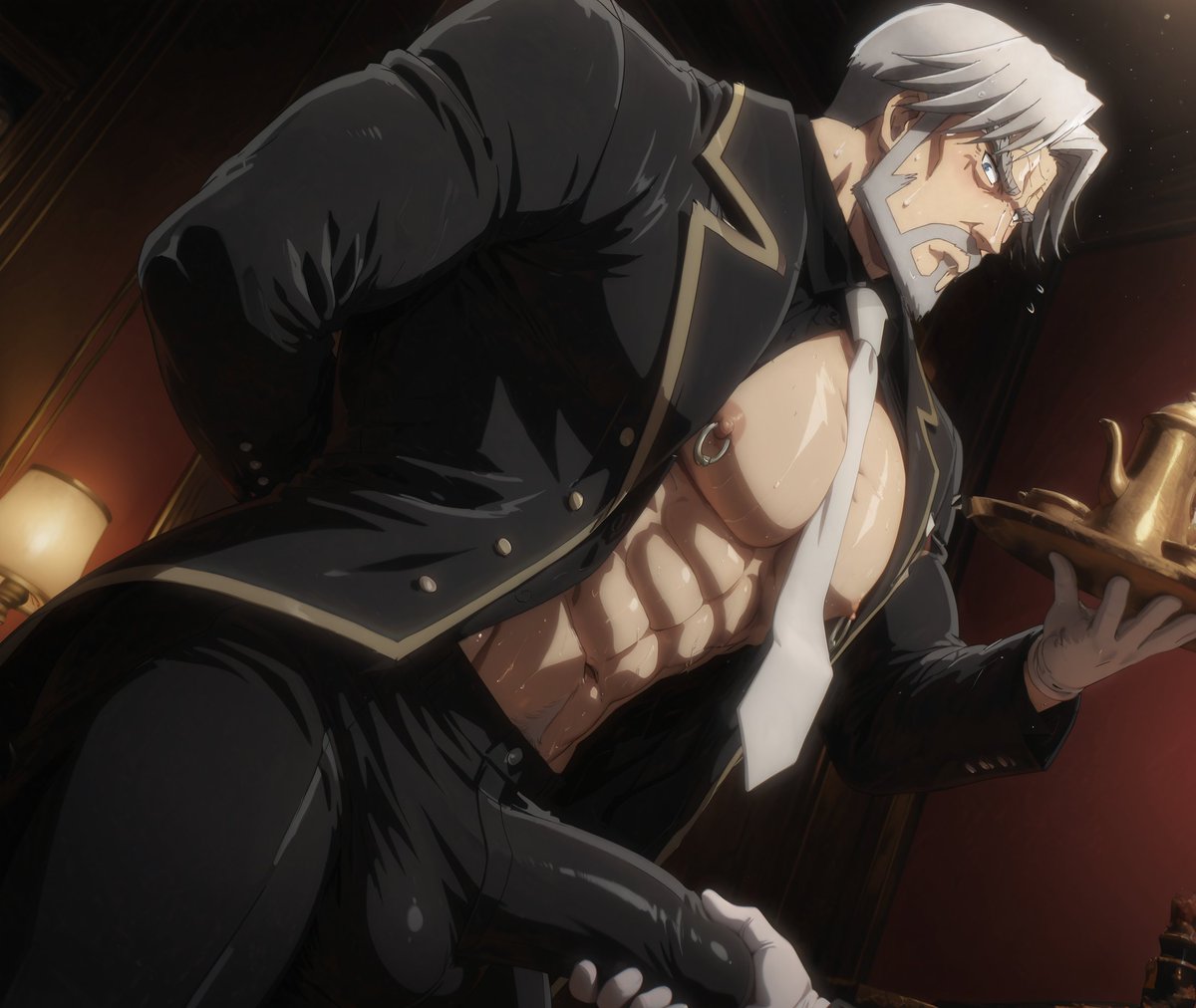 Sebas Tian daddy ☺️

#sebas #セバス・チャン #Overlord #オーバーロード #rule34 #Wataa #fanart #chudai #bara