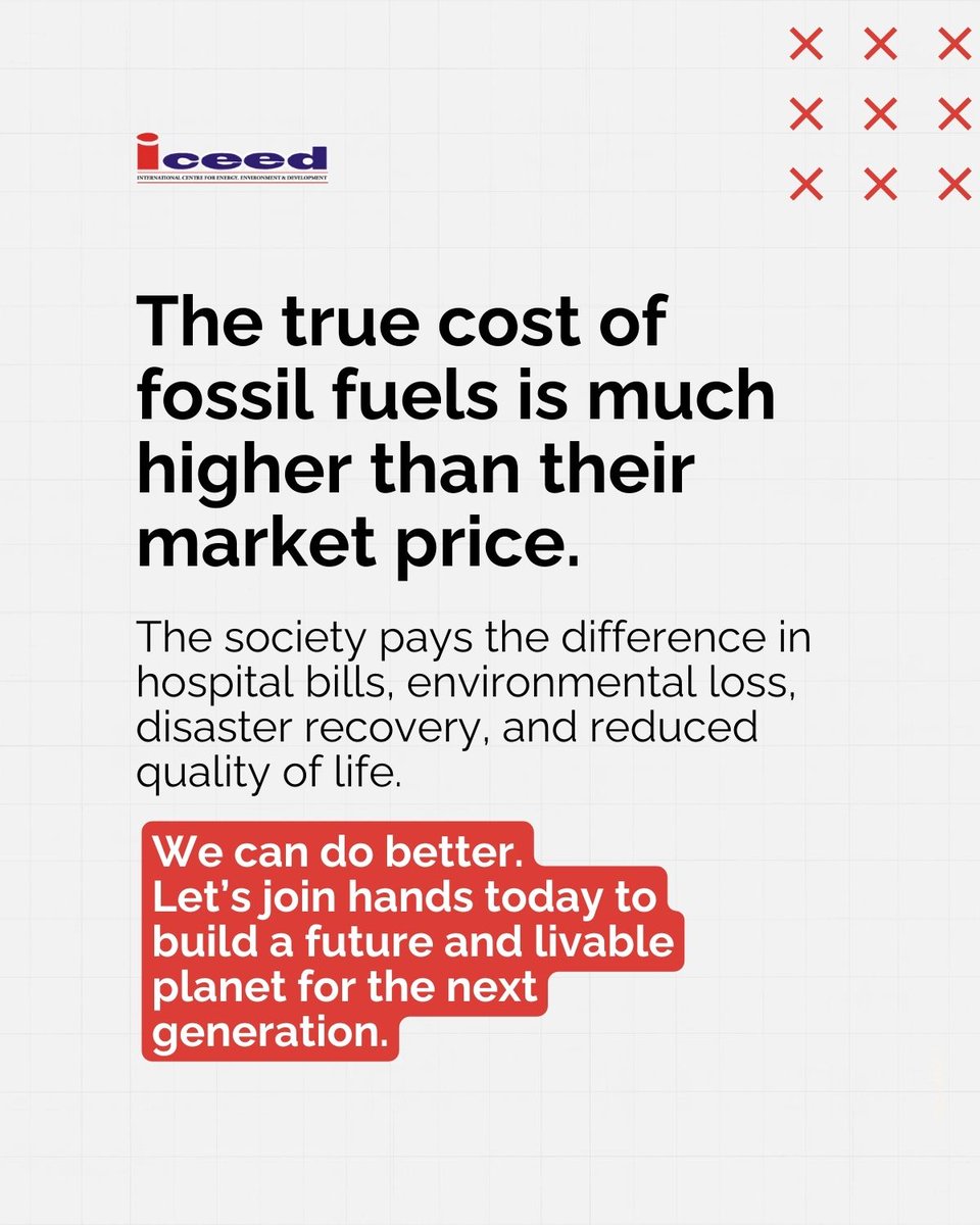 The price we pay at the gas pump or on electricity bills does not reflect the true cost of fossil fuels. Beyond extraction and consumption, fossil fuels carry hidden costs that society pays

#fossilfuels #ClimateAction