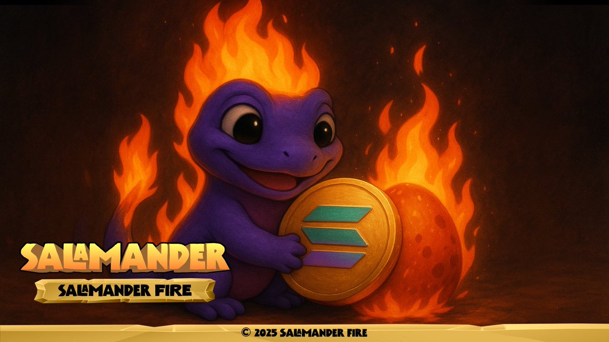 _salamanderfire's tweet photo. 🔥 Passion, energy, and growth—all in one. That’s the essence of $SALAMANDER.

#SALAMANDER 
#Solanamemecoin 
#memecoins https://t.co/iB1pHFzE01