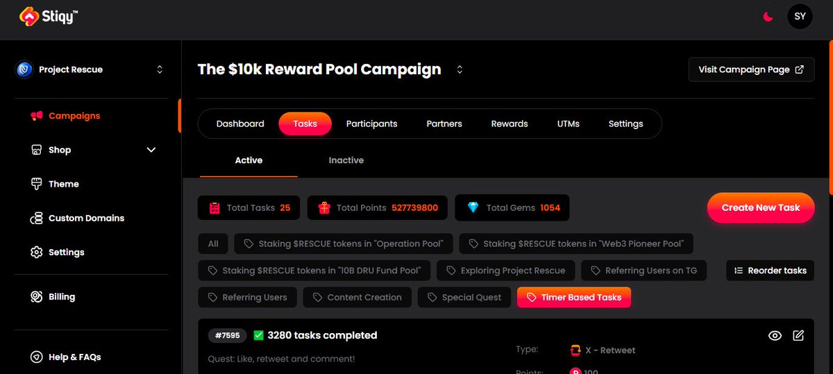 ProjectRescuee's tweet image. 🚨 Project Rescue – $10k Reward Pool Campaign Update 🚨

✅ 3830 tasks completed
👥 1320 participants have joined so far
🌍 7950 views | 30 countries reached
📝 25 active tasks keeping the momentum alive

Join the mission &amp;amp; earn rewards

Campaign link: campaign.projectrescue.xyz/campaigns/45e2……