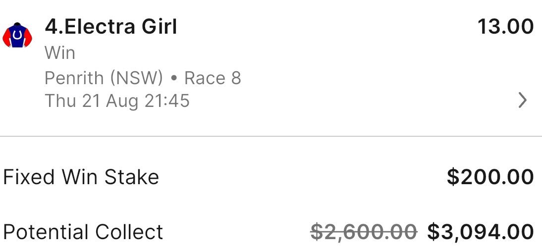 Looks a better chance than $13