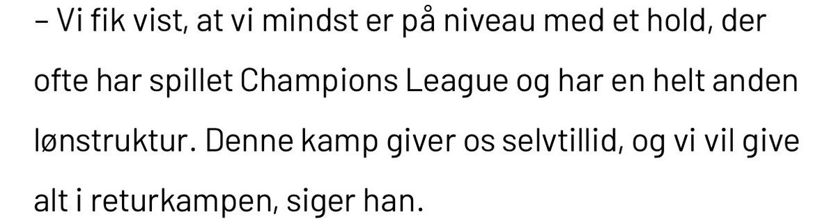 næste klub der puster en redningsflåde op som kan fragte dem hjem hvis de taber i næste uge. Hvorfor er det at spillere i en storklub som Basel har behov for at kalde kalde FCK for en rig klub?