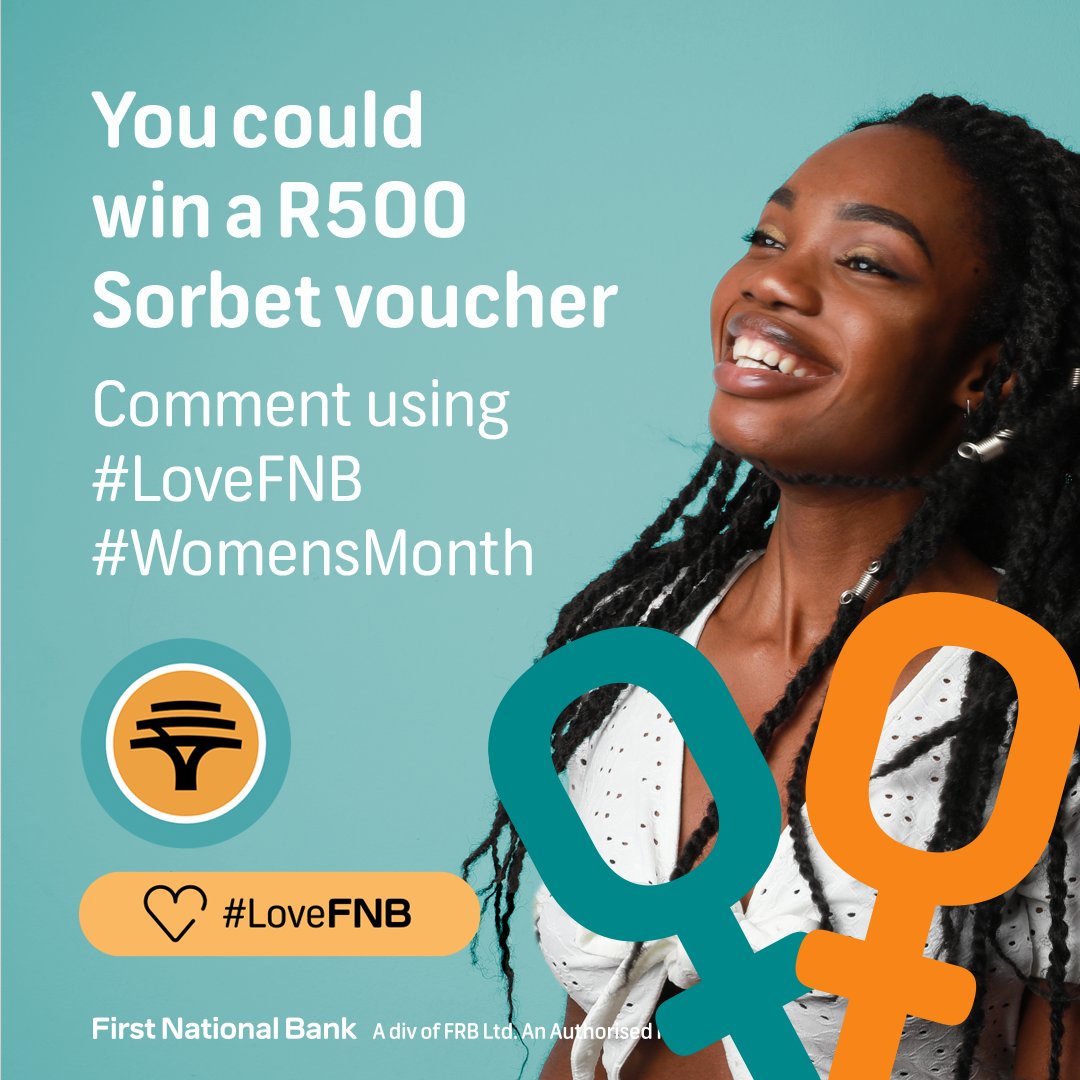 𝗪𝗜𝗡 a R500 Sorbet voucher this Month! 𝗥𝗘𝗣𝗟𝗬 with our hashtag LoveFNB and complete this sentence:

"The best business advice I ever got was________"

Want to gift someone special? From Sorbet to NetFlorist, shop flexible vouchers via the FNB App with FNB Connect.