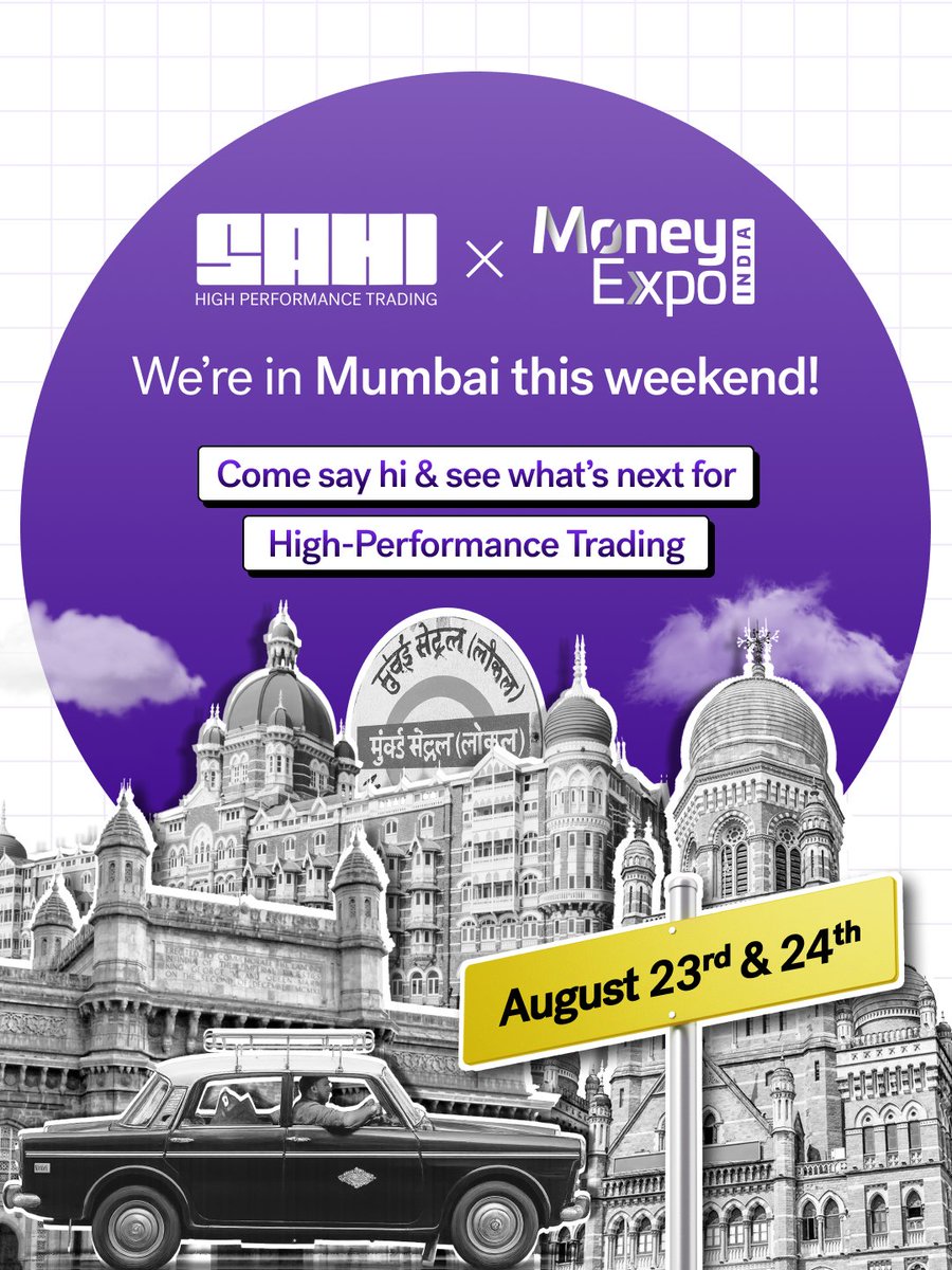 Sahi (@sahi_hq) on Twitter photo Mumbai, we’re here!
Catch us this weekend at <a href="/MoneyExpoIndia0/">Money Expo India</a> and see what we’ve been building at Sahi.
#MoneyExpoIndia #MoneyExpo2025 Mumbai, we’re here!
Catch us this weekend at <a href="/MoneyExpoIndia0/">Money Expo India</a> and see what we’ve been building at Sahi.
#MoneyExpoIndia #MoneyExpo2025