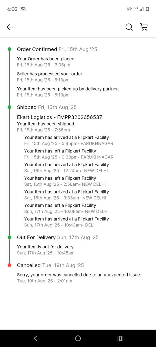 ST__YDV's tweet image. My order was automatically cancelled by Flipkart and they are ignoring all my messages. This is unacceptable! #FlipkartScam #CustomerAlert
@flipkartsupport @binnybansal @_sachinbansal @_Kalyan_K"