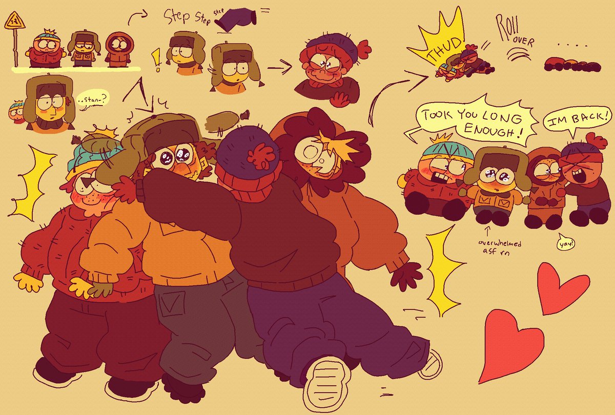 main 4 lalalalalalalalalalalalala STAN IS BACK AT THE BUS STOP!! #sptwt #SouthPark #StanMarsh IM SO HAPPY i am not okay