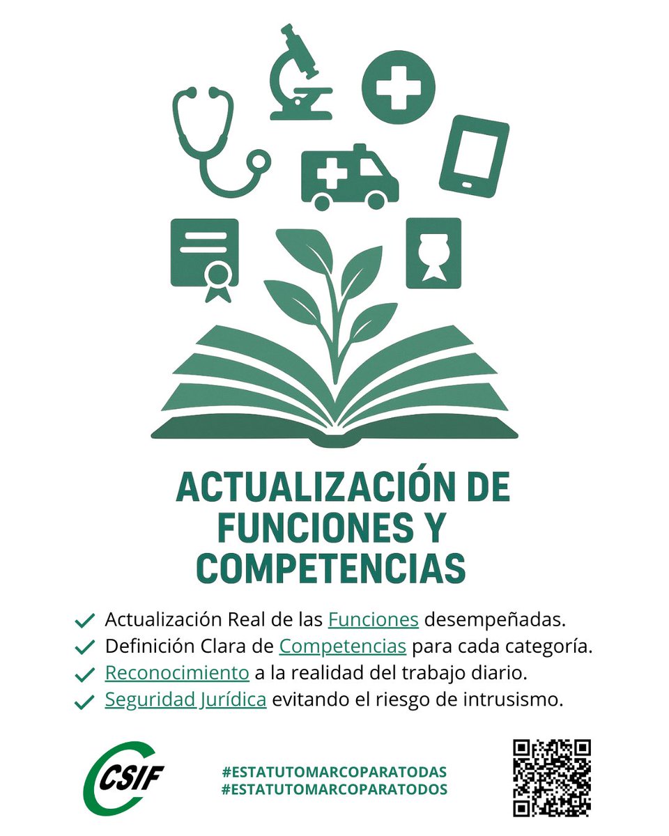 CSIF Sanidad Nacional (@csifsanidadnaci) on Twitter photo 📌 Actualización de funciones y competencias en el Estatuto Marco. En la próxima cita en <a href="/sanidadgob/">Ministerio de Sanidad</a> seguimos reclamando lo que nos corresponde: solo con un Estatuto Marco justo, que defina y actualice nuestras funciones y competencias reales, habrá consenso. #estatutoparatodas 📌 Actualización de funciones y competencias en el Estatuto Marco. En la próxima cita en <a href="/sanidadgob/">Ministerio de Sanidad</a> seguimos reclamando lo que nos corresponde: solo con un Estatuto Marco justo, que defina y actualice nuestras funciones y competencias reales, habrá consenso. #estatutoparatodas