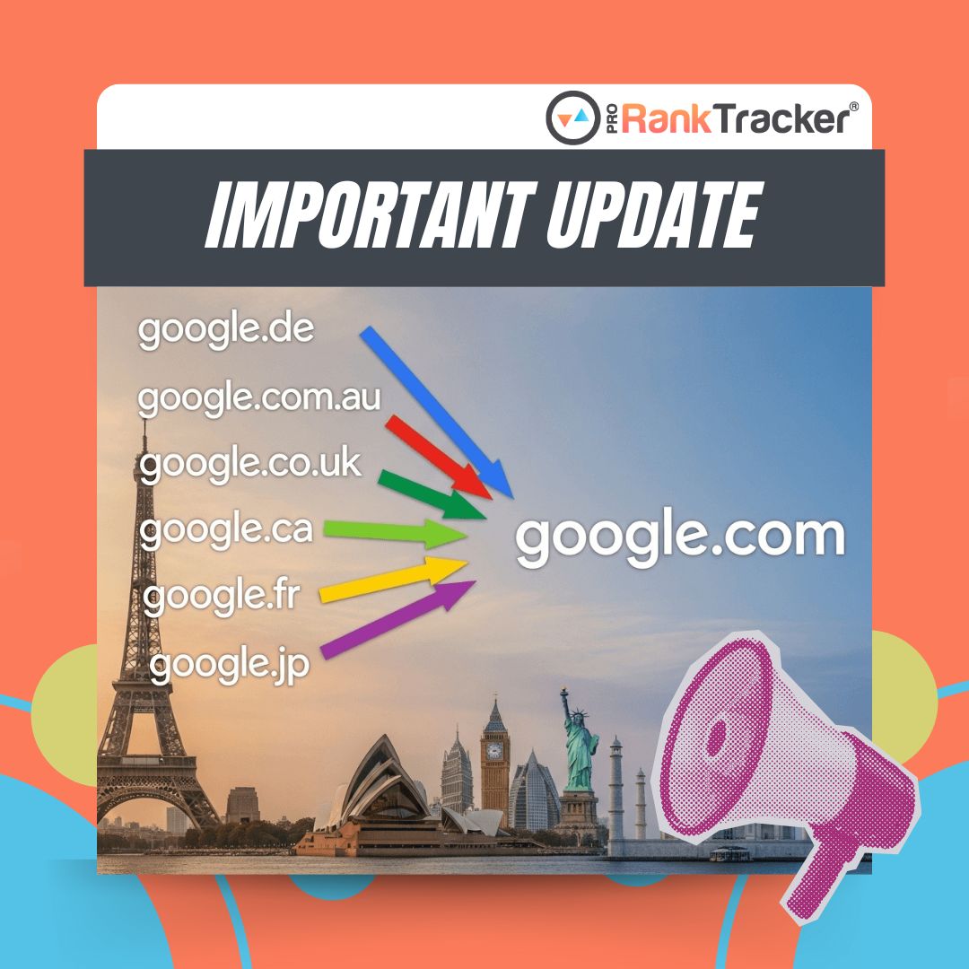 ProRankTracker's tweet image. ⚠️ IMPORTANT #Update – GOOGLE SHUTS DOWN LOCAL DOMAINS
Google has changed how Search domains work: all local Google sites now redirect to google.com.

Same results, simpler engine selection.

#seo
#seotools

Start for free today: proranktracker.com/plans_and_pric…