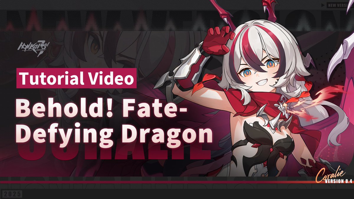 ★ Behold! Fate-Defying Dragon Tutorial Video ★
>>> youtu.be/1HM7_Xig8rY

New MECH-type S-rank Fire DMG dealer Behold! Fate-Defying Dragon debuts!
Independent and free-spirited, being an unlikable genius is a way to get through a mundane life without trouble. However, when