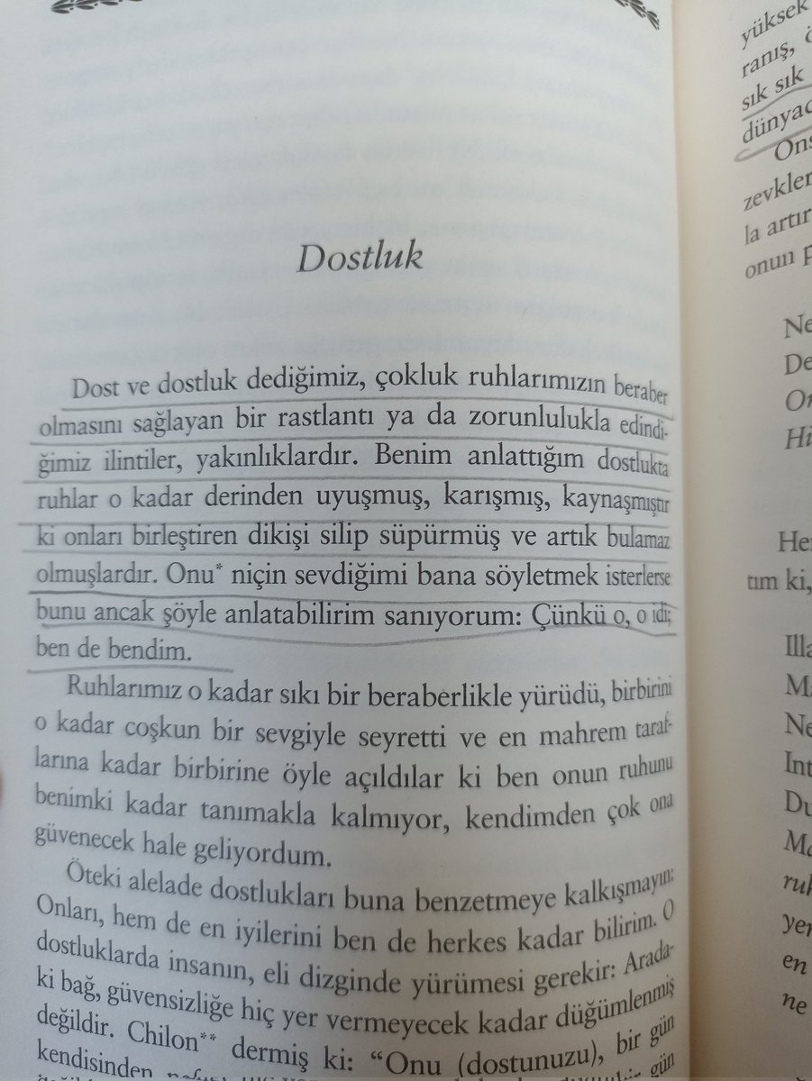 SevgiErgan's tweet photo. "Talih ne kadar güler yüz gösterirse göstersin, ömürlerinin son günü geçmeden insanlar mutlu saymamalı kendilerini; çünkü insan hayatı kararsız, değişkendir; ufacık bir eylem yüzünden bir halden bambaşka bir hale geçiverir."
#Montaigne 
#Denemeler
#okudumbitti https://t.co/Wijm75ZrUo